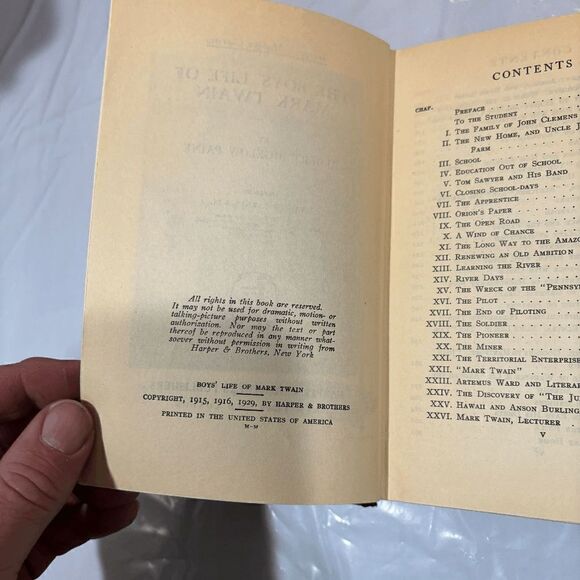 The Boys Life of Mark Twain Albert Bigelow Paine (Harper's Modern Classics 1929) - Picture 7 of 8